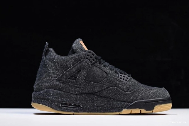 AO2571-001 Levi's x Jordan 'black' 4 Air 0527
